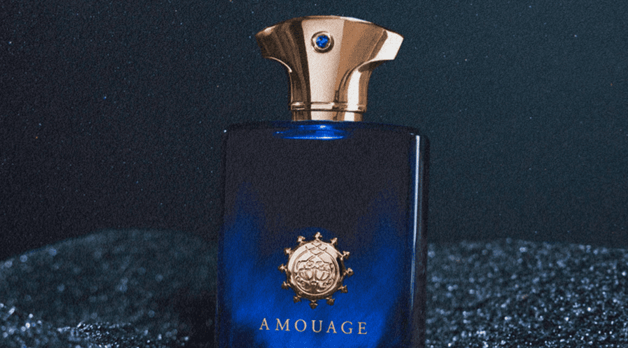 Amouage Interlude Men perfume with a high-end luxury minimalist aesthetic